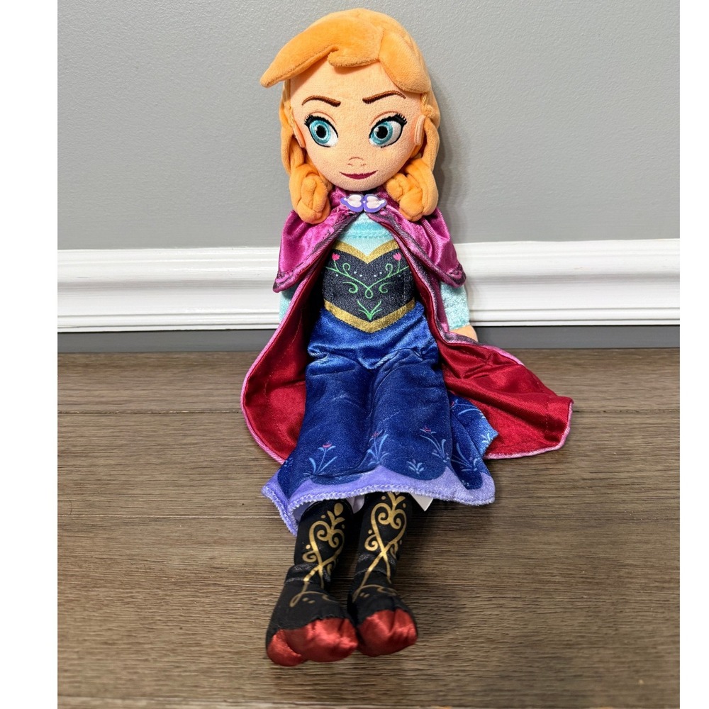 Disney Parks Frozen Anna Plush Doll Princess Arendelle Stuffed Toy